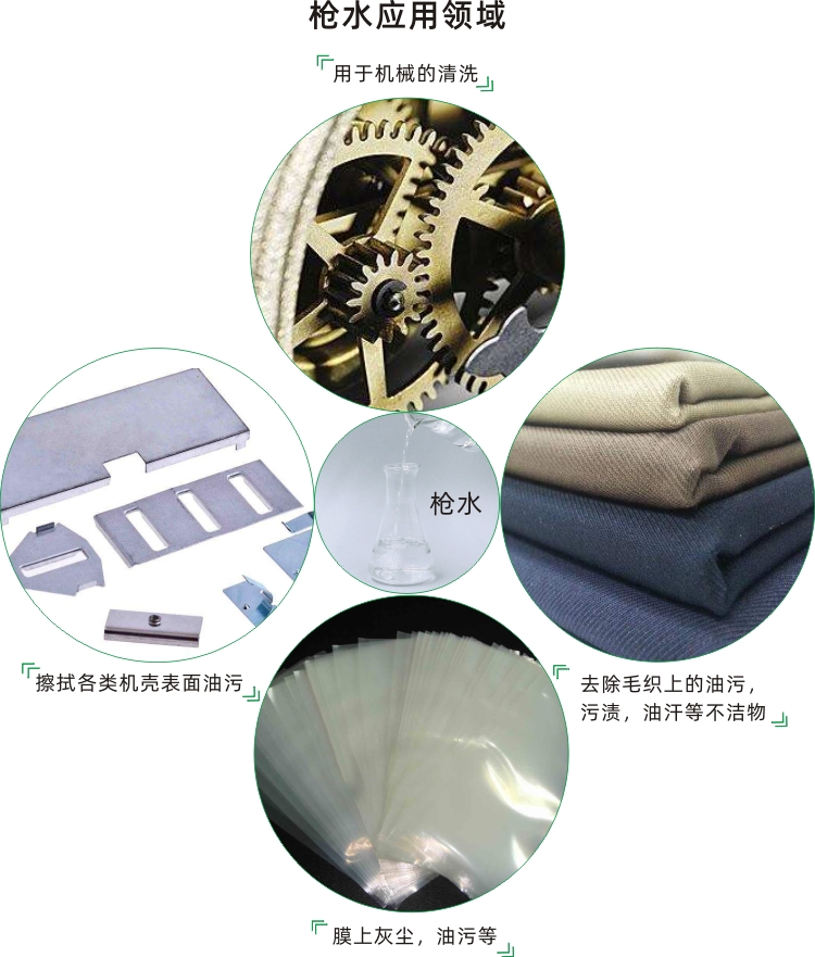 槍水應用領域